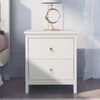 White Chest of Drawers Storage Unit Bedroom Office Organiser with Diamond Handle