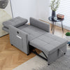 3in1 Folding Sofa Bed Convertible Sleeper Chair Single Armchair With Comfortable