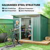 Garden Shed Outdoor Storage Tool Organizer w/ Double Sliding Door