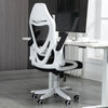 High Back Office Chair Mesh Back Swivel Chair with Flip-up Arm for Home Study UK