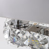Cool White 40cm Modern Crystal Chandelier LED Ceiling Light Fixture Flush Mount