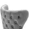 1/2 Luxury Dining Chairs Chesterfield Button Tufted Wing Back Kitchen Restaurant