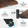 Tribesigns 5-Tier Bookshelf with 12 Shelves, Vintage Wooden and Metal Frame Unit