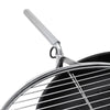 Outdoor Charcoal Fire Pit BBQ Grill Bowl Round Garden Patio Barbecue Log Heater