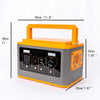500W Portable Power Station 500Wh Electronic Generator Backup RV Lithium Battery