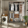 Heavy XXL Open Wardrobe Clothes Rail Cupboard Dust-Proof Coat Rack Stand