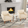 Upholstered Modern Lounge Arm Chair Button Tufted Single Sofa Chair