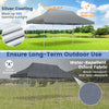 3M x 6M Portable Outdoor Tent Pop-up Canopy Waterproof Folding Party Tent Grey