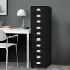 3-10 Drawers Metal Office Filing Cabinet Drawer Unit on Castors Cupboard Wheeled