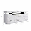 LED Sideboard High Gloss Buffet Cupboard Display Cabinet TV Stand Unit 160CM