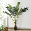 Artificial Palm Plant Fake Tree Potted Home Office Décor, 120cm4ft Height, Green
