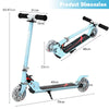 Folding Kick Scooter Lightweight Kids Aluminum Scooter Adjustable W/Flash Wheels
