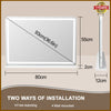 LED Vanity Makeup Mirror 3 Color Lighting Modes Tabletop/ Wall Lighted Mirror