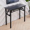 Folding Black Computer Desk Home Office Laptop Table Study Writing Workstation