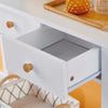 Chic 3 Drawer Console Table Hallway Desk Wooden Storage Shelf Dresser Desk White