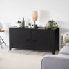 Cabinet Sideboard Metal Steel Cupboard Display TV Stand Home Office Storage Unit