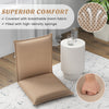 Lazy Sofa Floor Chair Foldable Gaming Chair Reading Floor Seat-Beige