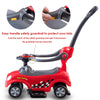 3 in 1 Ride on Push Along Car Horn Sound Safety Barrier Storage Seat Toy Red