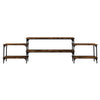 TV Cabinet Smoked Oak 197x35x52 cm Engineered Wood