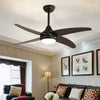48-Inch Ceiling Fans Light Fan with Remote 3-Cool Wind Timer Lighting Chandelier