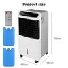 Portable Air Cooler Fan with Remote Control Ice Cold Cooling Conditioner Unit