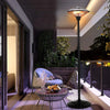 Electric Patio Heater Outdoor Garden Warmer Standing Halogen Heating Pull Switch