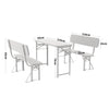 Foldable Outdoor Garden Beer Table and Benches Set Picnic Bistro Chair Furniture