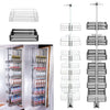 Kitchen Pull Out Drawer Cabinet Glide Organizer Metal Wire Storage Basket Shelf