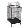 Large Bird Cage Pet Aviary Parrot Cage Cockatiel Budgie Feeding Stand with Perch