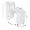 Professional Manicure Table Salon Nail Station Beauty Cabinet with Wrist Pad UK