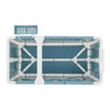 Folding Bathtub Water Tub Adult Children Kids Spa Soaking Sauna SPA Bath Tub Lid