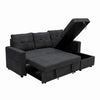 Panana Corner Sofa Bed with Storage PU Leather/Fabric Universal Corner Chaise
