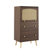 Sideboard with 2 Drawer 1 Door Storage Bookcase Cabinet Cupboard for Living Room
