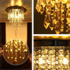 LED Ceiling Light Crystal Chandeliers lights Bedroom Kitchen Living Room Lamp