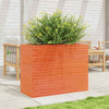 Garden Planter Wax Brown 90x40x68.5 Solid Wood Pine B3C8