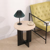 Mid Century 50cm Round Coffee Table Side Table for Living Room&Apartment Wooden