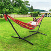 2 Person Hammock with Stand Garden Camping Outdoor Patio Swing Bed Chair