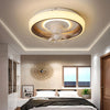 LED Ceiling Fan Light Dimmable Living Room 20 inch Lamp Pendant Smart Control