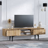 ARTEMIS TV Stand /TV Unit/180 cm/2-Door/2-Shelf/Sapphire Oak/Modern Retro Design