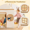Indoor Play Tent Kids Play Tent w/Star Lights-Beige