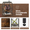 3-Tier Record Player Stand Record Holder Shelf Display Shelf Bedroom End Table