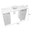 Professional Manicure Table Nail Technician Beauty Salon Station Storage Desk
