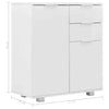 Sideboard Cabinet Cupboard Unit Storage Furniture With 2 Drawers & 2/3 Doors UK
