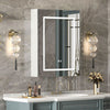 Illuminated Bathroom Mirror Cabinet With Demister LED Lights Wall Mounted