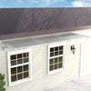 Straight Door Canopy Patio Porch Awning Window FrontBack Rain Cover Roof Shelter