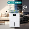 Portable Dehumidifier 5.5L Water Tank Dual LED Display 40L