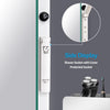 LED Mirror Bathroom With Light Touch Shaver Socket Illuminated Demister 70X50cm