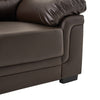 2 /3 Seater Sofa Black or Beige Faux Leather Modern Design Living Room Office