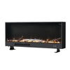 46'' Insert/ Wall Mount LED Fireplace Electric Inset Fire Media W/ Standing Feet