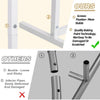 Wisfor 3PCS Wedding Arch Backdrop Stand Garden Floral Balloon Frame Party Decor
